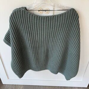Brunello Cucinelli green cotton sweater size M